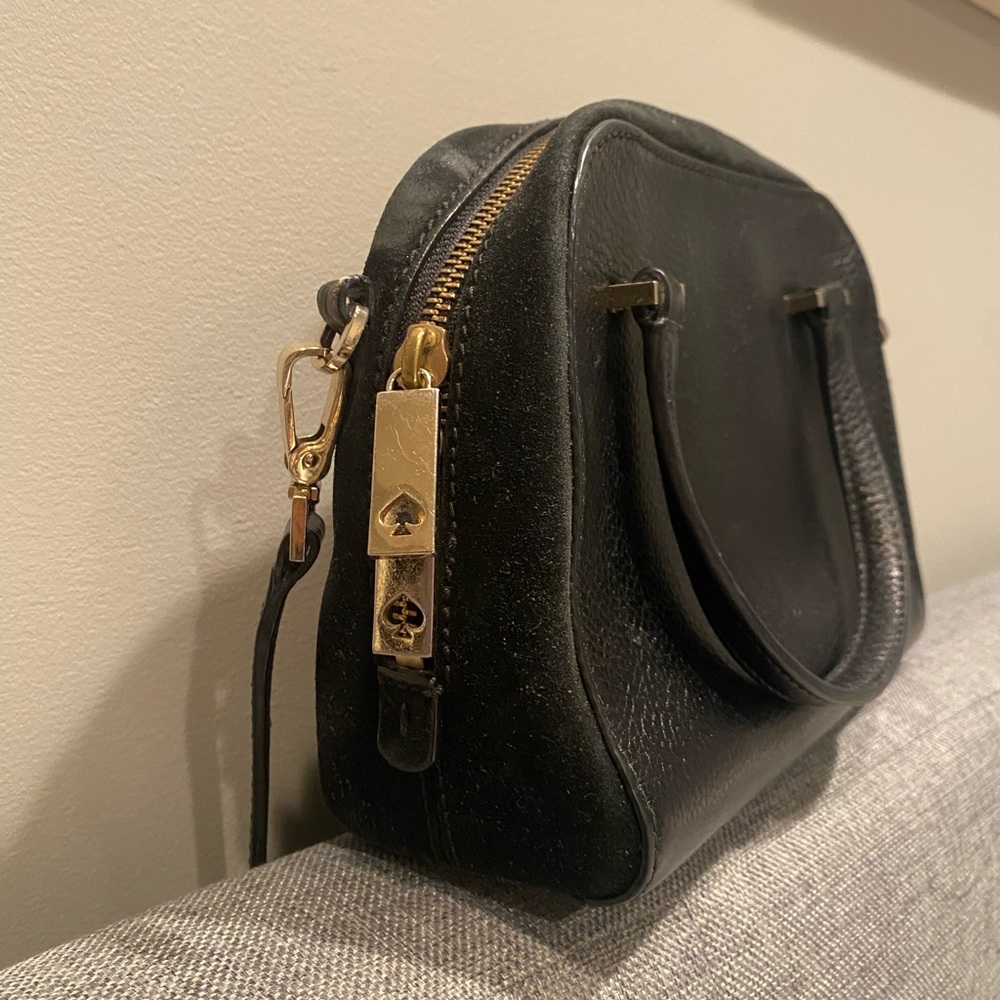 Kade Spade Black Crossbody Satchel Purse - Picture 3 of 7